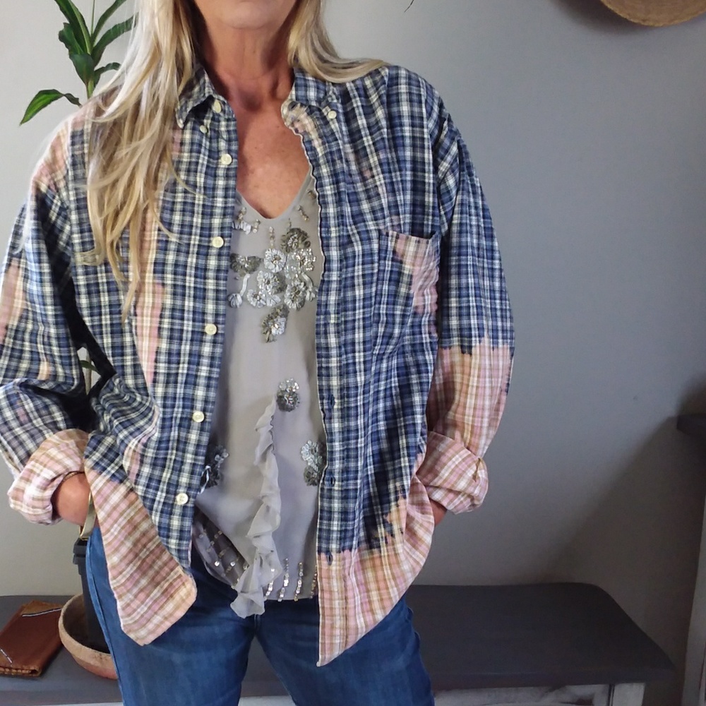 Oversized boyfriend shirt